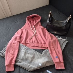 CUSTOM Champion Cropped Hoodie